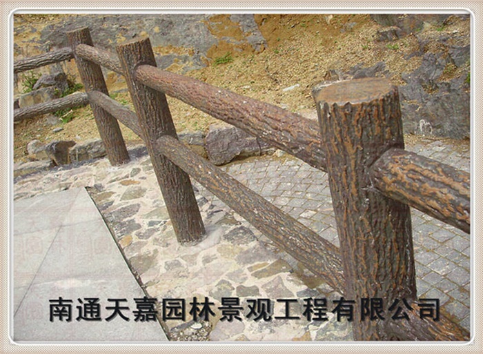 仿木纹树桩